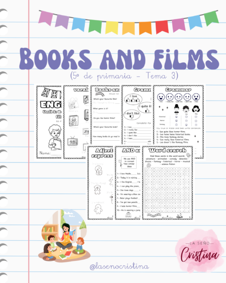 Books and films | Tema 3 de Quinto de primaria