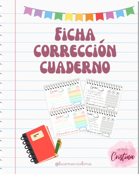 Ficha para la corrección del cuaderno