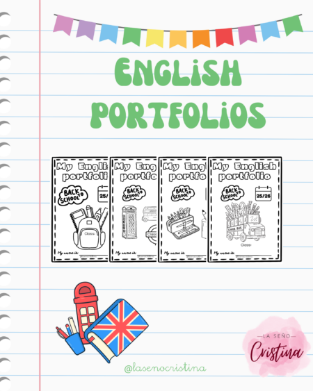 English portfolios | Portadas cuadernos