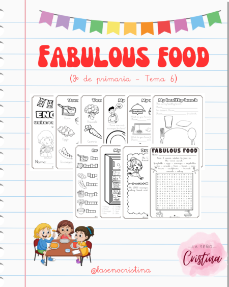 Fabulous food | Tema 6 de tercero de primaria