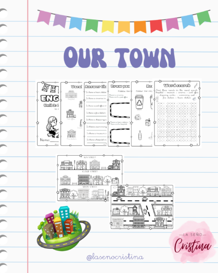 Our town | Tema 3 de tercero de primaria