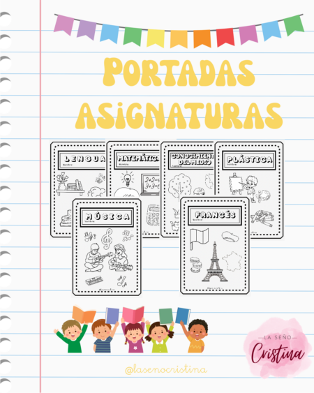 Portadas para los cuadernos | Todas las asignaturas