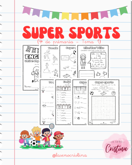Super sports | Tema 2 de cuarto de primaria