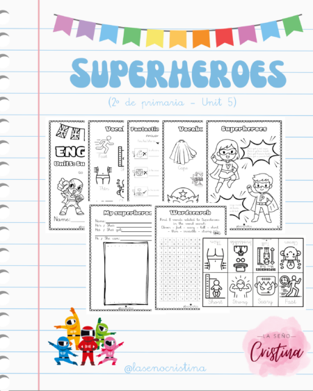 Superheroes | Tema 5 de Segundo de primaria