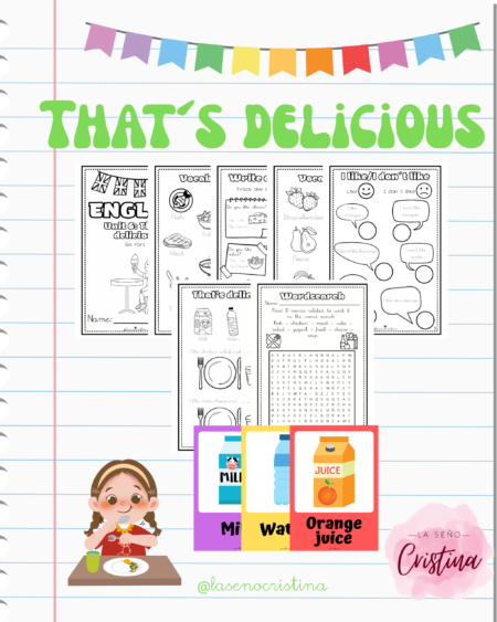 That’s delicious | Tema 6 de primero de primaria