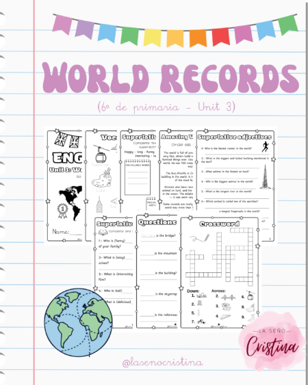 World Records | Tema 3 de sexto de primaria